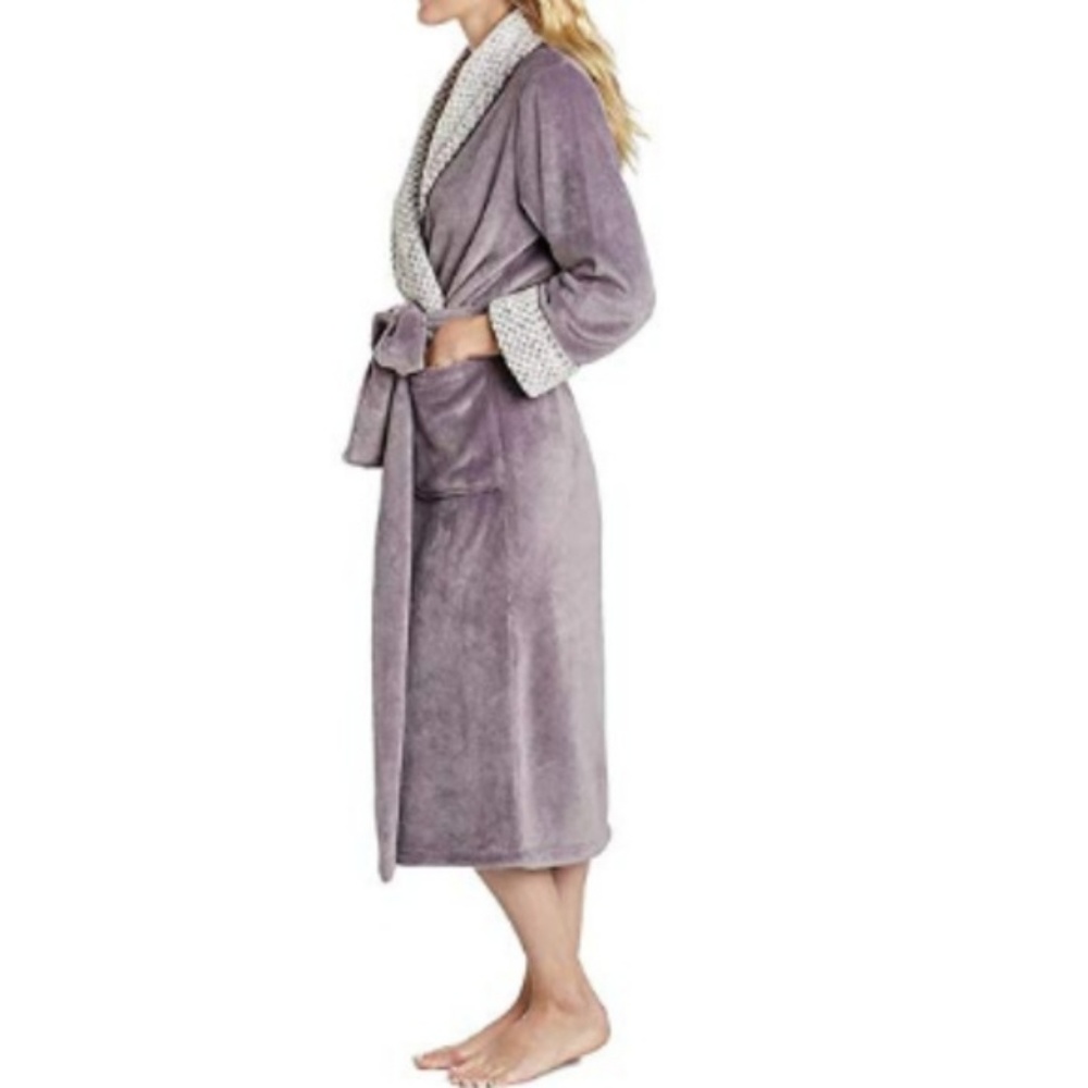 Carole Hochman Women's Plush Wrap Robe - Picture 3 of 4